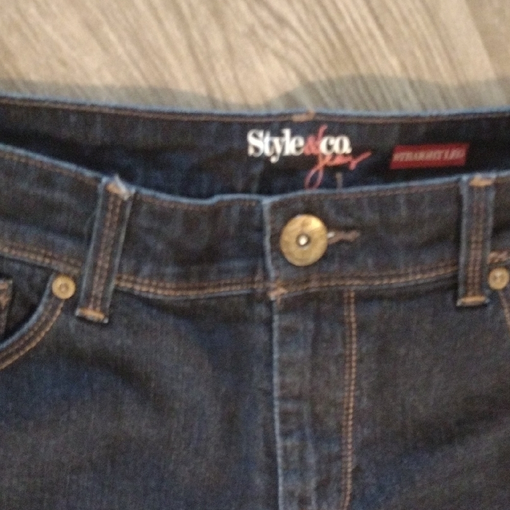Style & Co. Deep Indigo Denim Pants